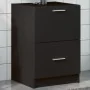 Armario de lavabo madera de ingeniería negro 40x37x59 cm by , Bathroom furniture - Ref: Foro24-848102, Price: 87,10 €, Discou...