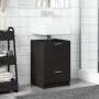 Armario de lavabo madera de ingeniería negro 40x37x59 cm by , Bathroom furniture - Ref: Foro24-848102, Price: 87,10 €, Discou...