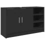 Armario de lavabo madera de ingeniería negro 90x29x55 cm by , Bathroom furniture - Ref: Foro24-848123, Price: 99,69 €, Discou...