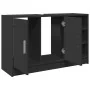 Armario de lavabo madera de ingeniería negro 90x29x55 cm by , Bathroom furniture - Ref: Foro24-848123, Price: 99,69 €, Discou...