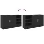 Armario de lavabo madera de ingeniería negro 90x29x55 cm by , Bathroom furniture - Ref: Foro24-848123, Price: 99,69 €, Discou...