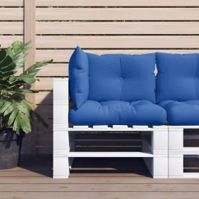 Cojines para palets 3 unidades tela azul royal by , Cushions for chairs and sofas - Ref: Foro24-360866, Price: 47,54 €, Disco...