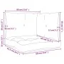 Cojines para palets 3 unidades tela azul royal by , Cushions for chairs and sofas - Ref: Foro24-360866, Price: 47,54 €, Disco...