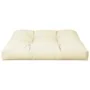 Cojín para sofá de palets tela crema 80x80x12 cm de , Cojines para sillas y sofás - Ref: Foro24-360493, Precio: 38,25 €, Desc...