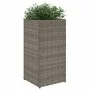 Jardineras 2 unidades ratán sintético gris 30x30x60 cm von , Töpfe und Pflanzgefäße - Ref: Foro24-3210518, Preis: 95,41 €, Ra...