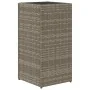 Jardineras 2 unidades ratán sintético gris 30x30x60 cm von , Töpfe und Pflanzgefäße - Ref: Foro24-3210518, Preis: 95,41 €, Ra...