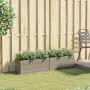 Jardineras con 2 maceteros 2 uds ratán PE gris 72x30x32 cm by , Pots and planters - Ref: Foro24-3210530, Price: 86,66 €, Disc...