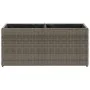Jardineras con 2 maceteros 2 uds ratán PE gris 72x30x32 cm by , Pots and planters - Ref: Foro24-3210530, Price: 86,66 €, Disc...