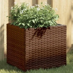 Jardineras 2 unidades ratán sintético marrón 36x30x32 cm von , Töpfe und Pflanzgefäße - Ref: Foro24-3210532, Preis: 65,24 €, ...