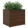 Jardineras 2 unidades ratán sintético marrón 36x30x32 cm by , Pots and planters - Ref: Foro24-3210532, Price: 65,24 €, Discou...