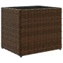 Jardineras 2 unidades ratán sintético marrón 36x30x32 cm by , Pots and planters - Ref: Foro24-3210532, Price: 65,24 €, Discou...