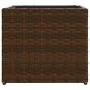 Jardineras 2 unidades ratán sintético marrón 36x30x32 cm by , Pots and planters - Ref: Foro24-3210532, Price: 65,24 €, Discou...