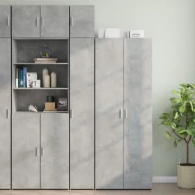 Armario estrecho madera ingeniería gris hormigón 30x42,5x225 cm von , Sideboards - Ref: Foro24-3281262, Preis: 170,50 €, Raba...
