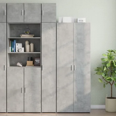 Armario estrecho madera ingeniería gris hormigón 30x42,5x225 cm von , Sideboards - Ref: Foro24-3281262, Preis: 170,09 €, Raba...