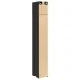 Armario estrecho madera de ingeniería negro 30x42,5x225 cm de , Aparadores - Ref: Foro24-3281260, Precio: 168,93 €, Descuento: %