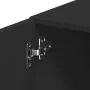 Armario estrecho madera de ingeniería negro 45x42,5x225 cm by , Sideboards - Ref: Foro24-3281288, Price: 224,06 €, Discount: %