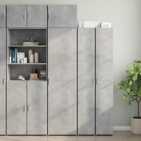 Armario estrecho madera ingeniería gris hormigón 50x42,5x225 cm by , Sideboards - Ref: Foro24-3281304, Price: 196,38 €, Disco...
