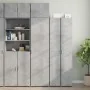 Armario estrecho madera ingeniería gris hormigón 50x42,5x225 cm by , Sideboards - Ref: Foro24-3281304, Price: 196,38 €, Disco...