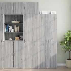 Armario estrecho madera ingeniería gris Sonoma 50x42,5x225 cm by , Sideboards - Ref: Foro24-3281306, Price: 202,13 €, Discoun...
