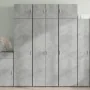 Armario de madera de ingeniería gris hormigón 70x42,5x225 cm by , Sideboards - Ref: Foro24-3281325, Price: 238,45 €, Discount: %