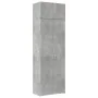 Armario de madera de ingeniería gris hormigón 70x42,5x225 cm by , Sideboards - Ref: Foro24-3281325, Price: 238,45 €, Discount: %