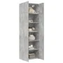 Armario de madera de ingeniería gris hormigón 70x42,5x225 cm by , Sideboards - Ref: Foro24-3281325, Price: 238,45 €, Discount: %