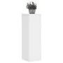 Soportes de plantas 2 uds madera ingeniería blanco 25x25x80 cm de , Soportes para macetas - Ref: Foro24-852942, Precio: 77,59...