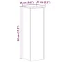 Soportes de plantas 2 uds madera roble envejecido 25x25x80 cm de , Soportes para macetas - Ref: Foro24-852949, Precio: 63,21 ...
