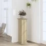Soportes de plantas madera ingeniería roble Sonoma 33x33x100 cm by , Pot stands - Ref: Foro24-852980, Price: 56,65 €, Discoun...