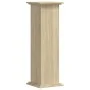 Soportes de plantas madera ingeniería roble Sonoma 33x33x100 cm by , Pot stands - Ref: Foro24-852980, Price: 56,65 €, Discoun...