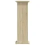 Soportes de plantas madera ingeniería roble Sonoma 33x33x100 cm by , Pot stands - Ref: Foro24-852980, Price: 56,65 €, Discoun...