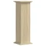 Soportes de plantas madera ingeniería roble Sonoma 33x33x100 cm by , Pot stands - Ref: Foro24-852980, Price: 56,65 €, Discoun...
