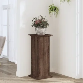 Soportes de plantas madera ingeniería marrón roble 33x33x80 cm by , Pot stands - Ref: Foro24-852975, Price: 54,56 €, Discount: %