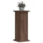 Soportes de plantas madera ingeniería marrón roble 33x33x80 cm de , Soportes para macetas - Ref: Foro24-852975, Precio: 49,56...
