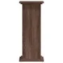 Soportes de plantas madera ingeniería marrón roble 33x33x80 cm de , Soportes para macetas - Ref: Foro24-852975, Precio: 49,56...