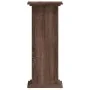 Soportes de plantas madera ingeniería marrón roble 33x33x80 cm de , Soportes para macetas - Ref: Foro24-852975, Precio: 49,56...