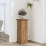 Soportes de planta madera ingeniería roble artisian 33x33x80 cm de , Soportes para macetas - Ref: Foro24-852977, Precio: 49,1...