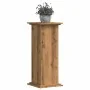 Soportes de planta madera ingeniería roble artisian 33x33x80 cm de , Soportes para macetas - Ref: Foro24-852977, Precio: 49,1...