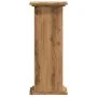 Soportes de planta madera ingeniería roble artisian 33x33x80 cm de , Soportes para macetas - Ref: Foro24-852977, Precio: 49,1...