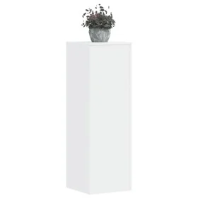 Soportes de plantas 2 uds madera ingeniería blanco 33x33x100 cm von , Topfständer - Ref: Foro24-3307882, Preis: 134,69 €, Rab...