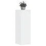 Soportes de plantas 2 uds madera ingeniería blanco 33x33x100 cm de , Soportes para macetas - Ref: Foro24-3307882, Precio: 124...