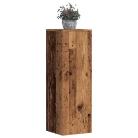 Soportes de plantas 2 uds madera roble envejecido 33x33x100 cm von , Topfständer - Ref: Foro24-3307889, Preis: 117,93 €, Raba...