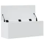 Caja de almacenaje madera de ingeniería blanco 90x35x35 cm by , Storage trunks - Ref: Foro24-840681, Price: 77,96 €, Discount: %