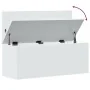 Caja de almacenaje madera de ingeniería blanco 90x35x35 cm by , Storage trunks - Ref: Foro24-840681, Price: 77,96 €, Discount: %