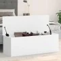 Caja de almacenaje madera de ingeniería blanco 102x35x35 cm by , Storage trunks - Ref: Foro24-840688, Price: 94,14 €, Discoun...
