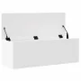 Caja de almacenaje madera de ingeniería blanco 102x35x35 cm by , Storage trunks - Ref: Foro24-840688, Price: 94,14 €, Discoun...
