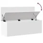 Caja de almacenaje madera de ingeniería blanco 102x35x35 cm by , Storage trunks - Ref: Foro24-840688, Price: 94,14 €, Discoun...