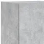 Muebles de TV de pared con luces LED 8 piezas gris hormigón de , Muebles TV - Ref: Foro24-3216767, Precio: 325,28 €, Descuent...