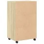 Armario con ruedas madera ingeniería roble Sonoma 55x40x91 cm by , Sideboards - Ref: Foro24-853184, Price: 68,34 €, Discount: %