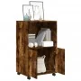 Armario con ruedas madera ingeniería roble ahumado 55x40x91 cm von , Sideboards - Ref: Foro24-853186, Preis: 63,86 €, Rabatt: %